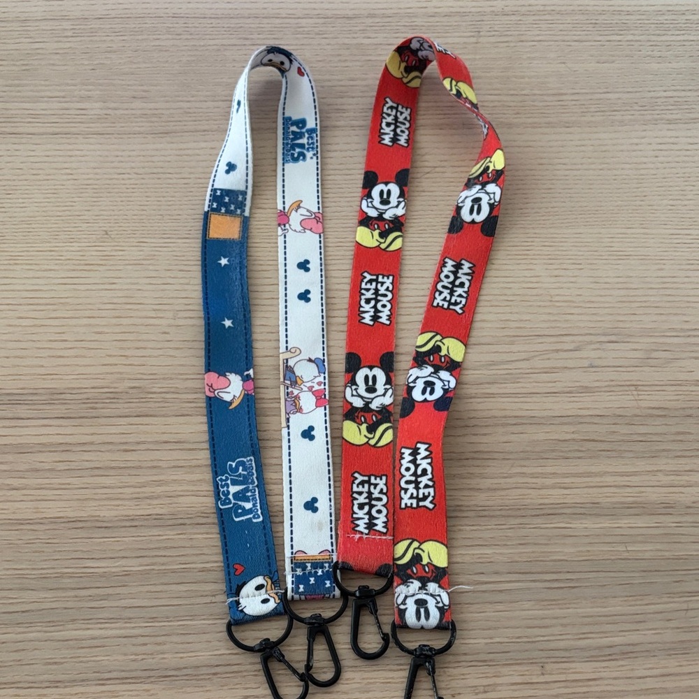 Disney Characters Mask Lanyards